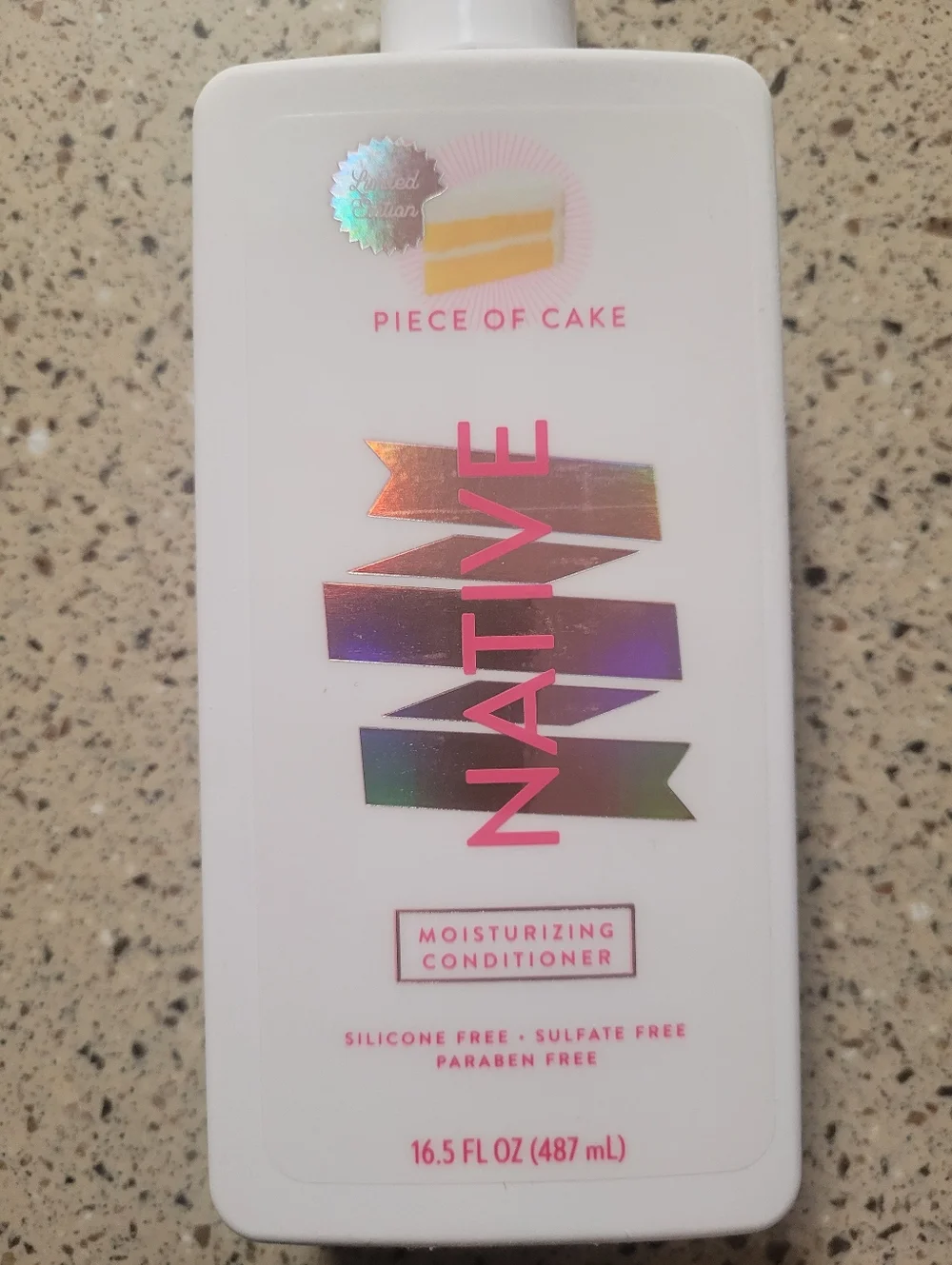 Lot Of 2 Native Limited Edition Piece of Cake Shampoo & Conditioner 16.5 Oz Each